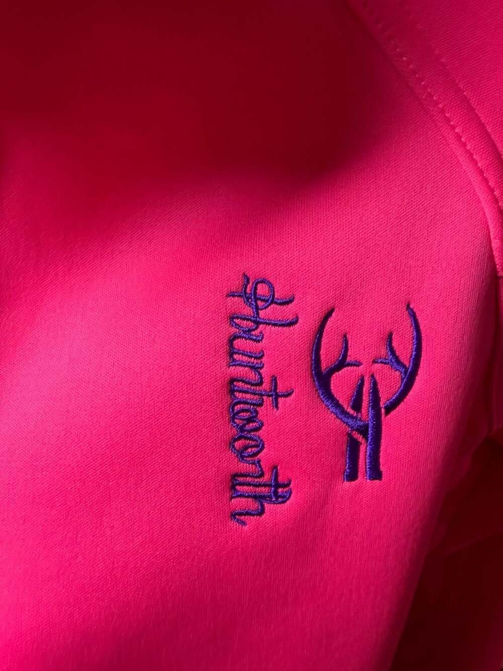 Huntworth Women's Pink Full Zip Fleece Lined Soft Shell Jacket Size S - Picture 3 of 6